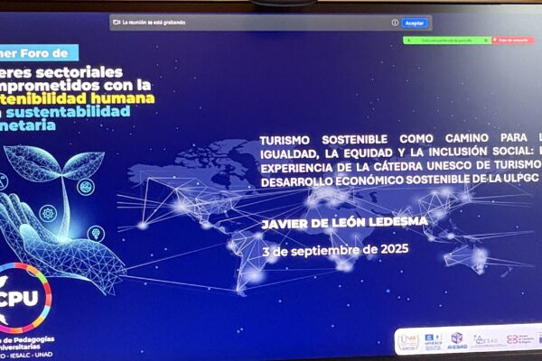 CUTDES PRESENTE EN EL PRIMER FORO DE LÍDERES SECTORIALES COMPROMETIDOS CON LA SOSTENIBILIDAD HUMANA Y LA SUSTENTABILIDAD PLANETARIA